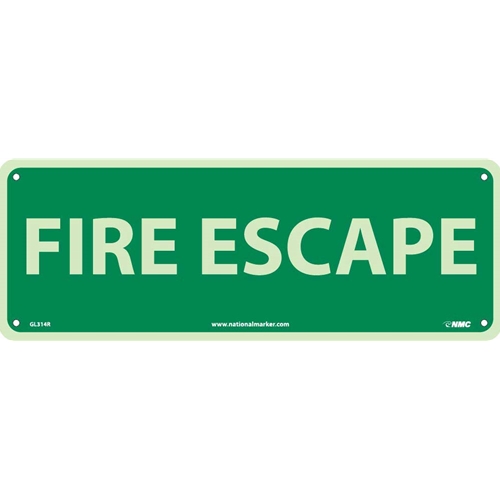 Fire Escape Sign (GL314R)