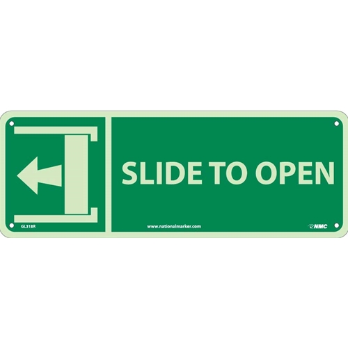 Slide To Open Sign (GL318R)