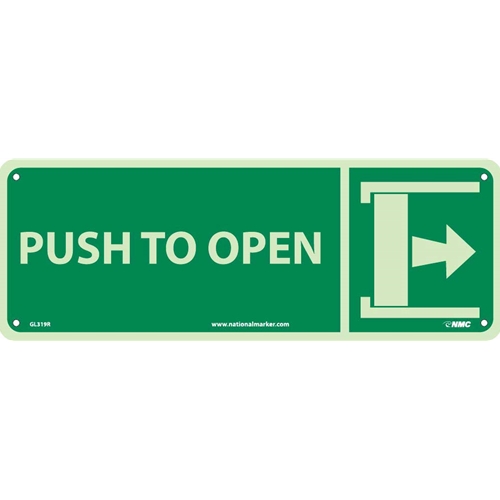 Slide To Open Sign (GL319R)