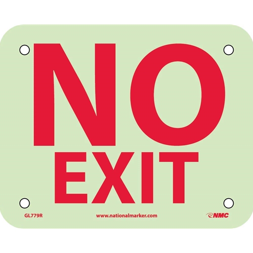 No Exit Sign (GL779R)