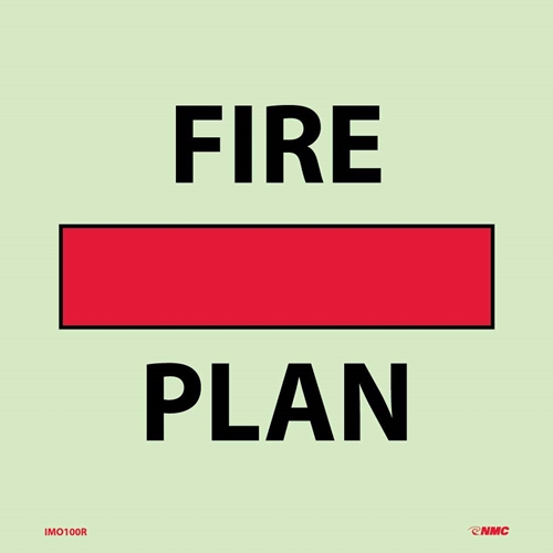 Fire Plan Sign (IMO100R)