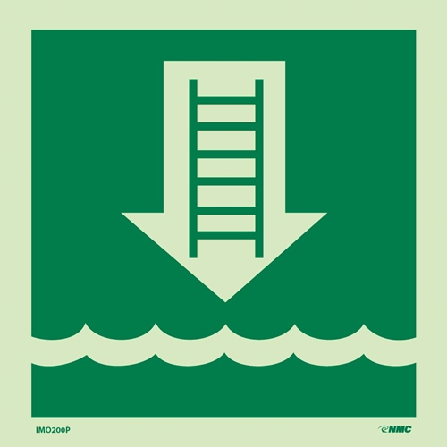 International Marine Organization Embarkation Ladder Sign (IMO200P)