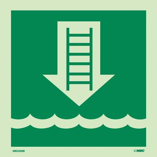 International Marine Organization Embarkation Ladder Sign (IMO200R)