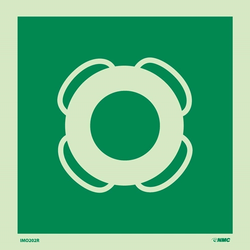 International Marine Organization Life Buoy Sign (IMO202R)