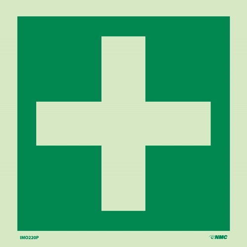 Imo Medical Locker / First Aid Sign (IMO220P)