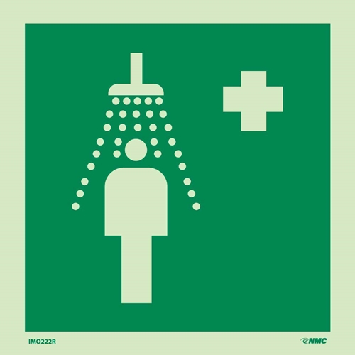 Imo Emergency Shower Sign (IMO222R)