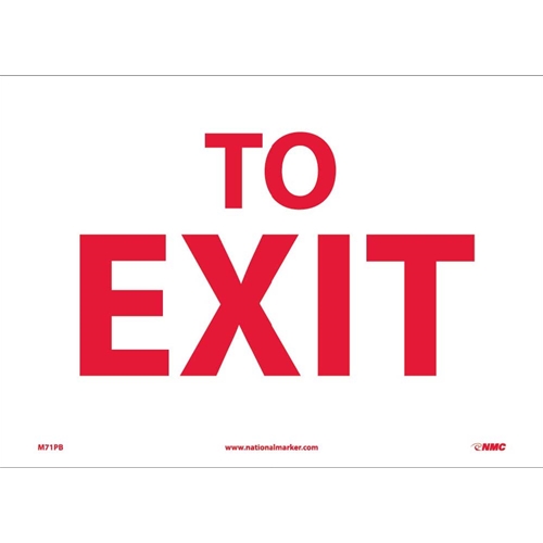 To Exit Sign (M71PB)