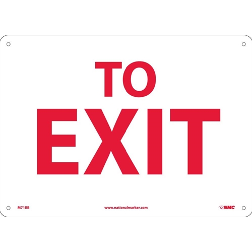 To Exit Sign (M71RB)