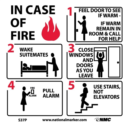 Fire Safety Sign (S37P)