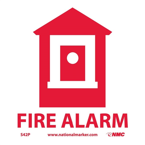 Fire Alarm Sign (S42P)