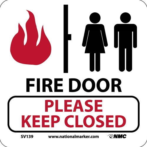 Fire Door Please Keep Closed Sign (SV139)