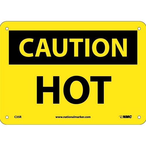 Caution Hot Sign (C35R)