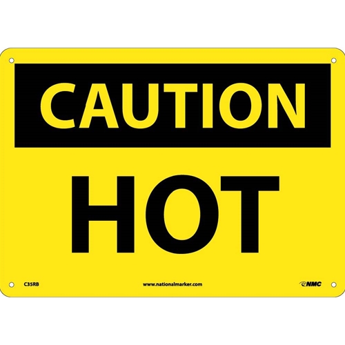 Caution Hot Sign (C35RB)