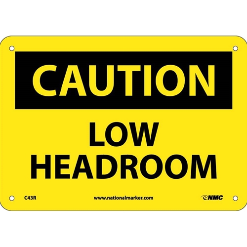 Caution Low Headroom Sign (C43R)