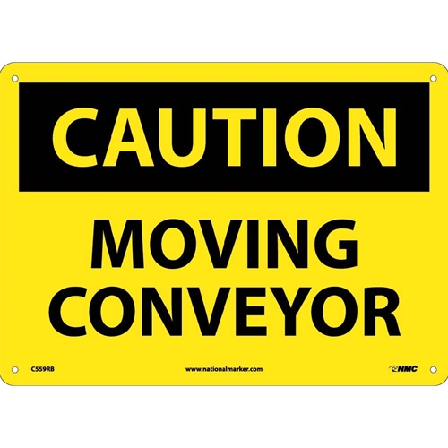 Caution Moving Conveyor Sign (C559RB)