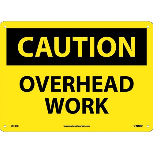 Caution Overhead Work Sign (C574RB)