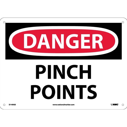 Danger Pinch Points Sign (D149AB)