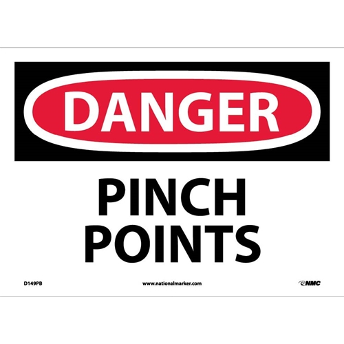 Danger Pinch Points Sign (D149PB)