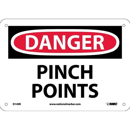 Danger Pinch Points Sign (D149R)