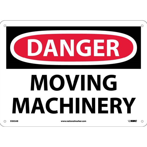 Danger Moving Machinery Sign (D305AB)