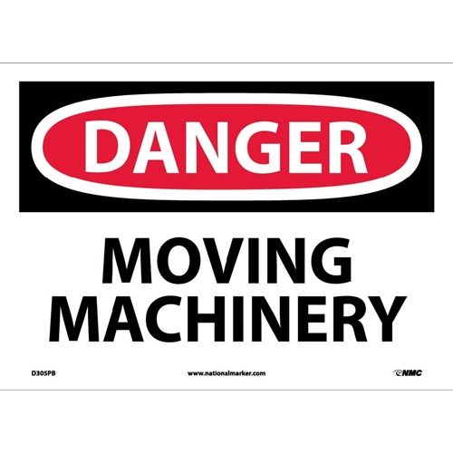 Danger Moving Machinery Sign (D305PB)