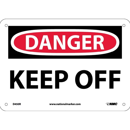 Danger Keep Off Sign (D450R)