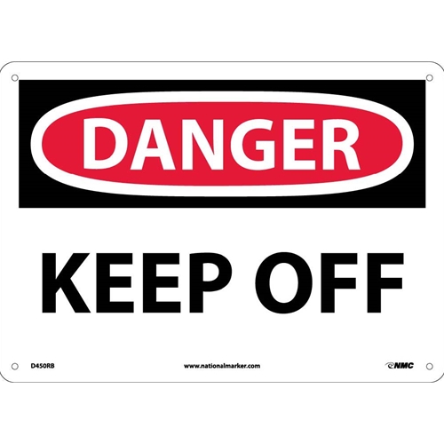 Danger Keep Off Sign (D450RB)