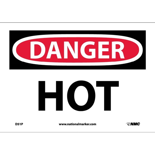 Danger Hot Sign (D51P)