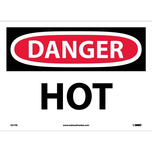 Danger Hot Sign (D51PB)