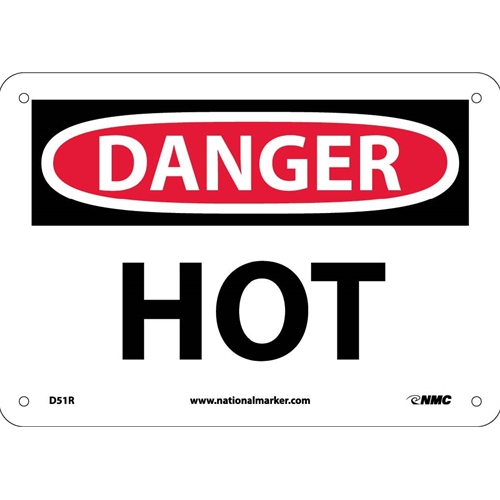 Danger Hot Sign (D51R)