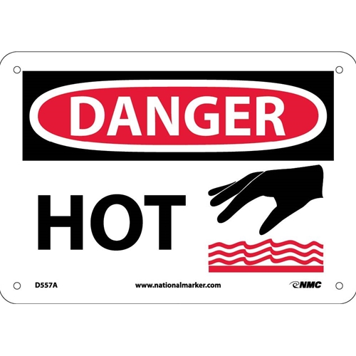 Danger Hot Sign (D557A)
