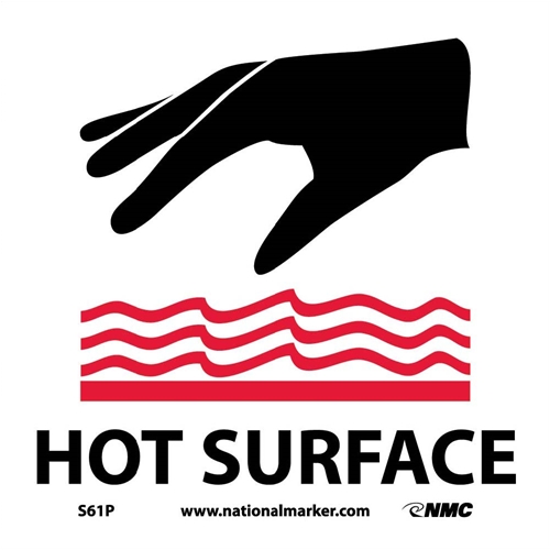 Hot Surface Sign (S61P)