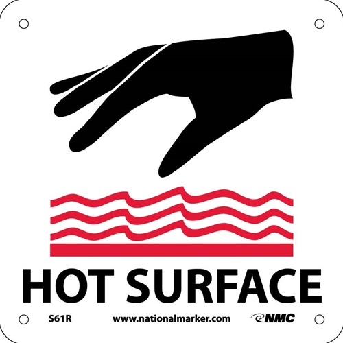 Hot Surface Sign (S61R)