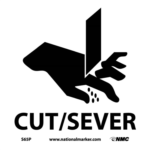 Cut/Sever Sign (S65P)