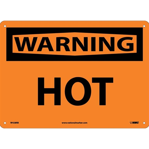 Warning Hot Sign (W428RB)