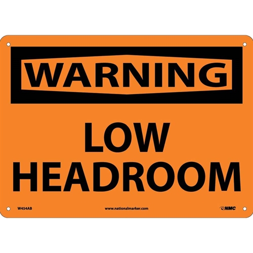 Warning Low Headroom Sign (W454AB)