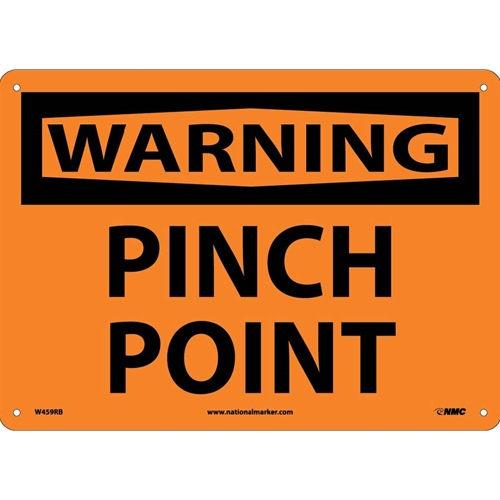 Warning Pinch Point Sign (W459RB)