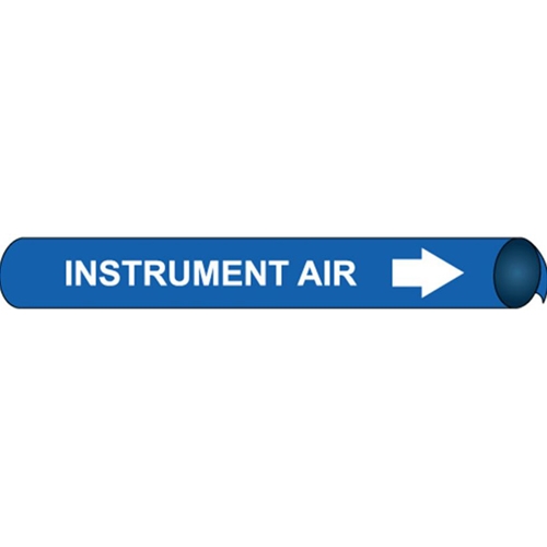 Instrument Air Precoiled/Strap-On Pipe Marker (A4066)