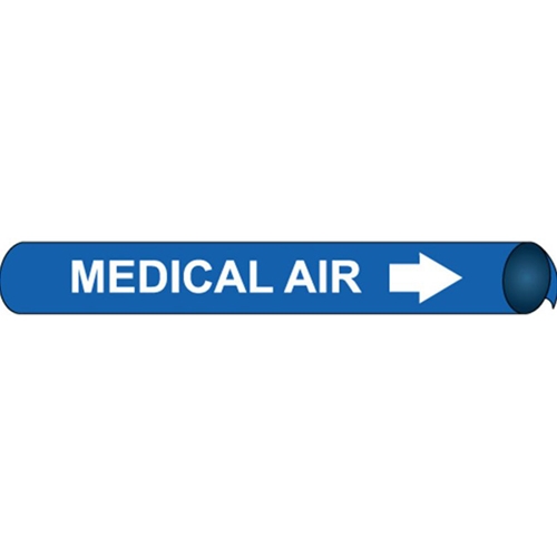 Medical Air Precoiled/Strap-On Pipe Marker (B4071)