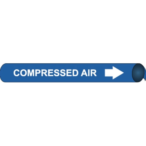 Compressed Air Precoiled/Strap-On Pipe Marker (C4022)