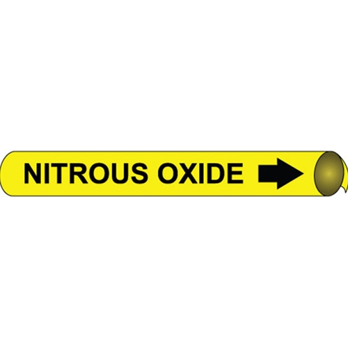 Nitrous Oxide Precoiled/Strap-On Pipe Marker (C4075)