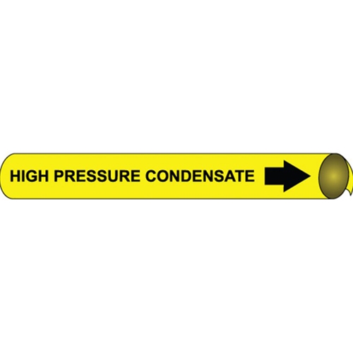 High Pressure Condensate Precoiled/Strap-On Pipe Marker (D4058)