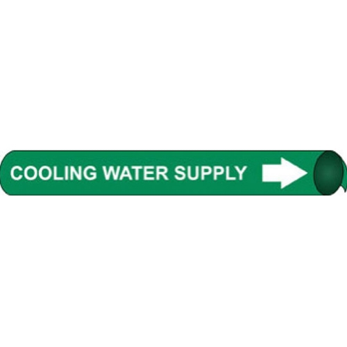 Heating Return Precoiled/Strap-On Pipe Marker (D4119)