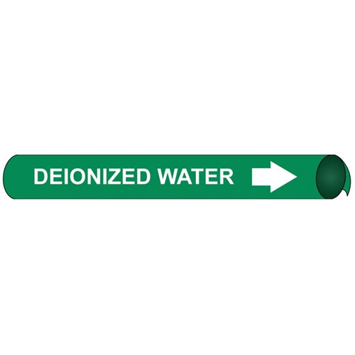 Cooling Water Supply Precoiled/Strap-On Pipe Marker (E4034)