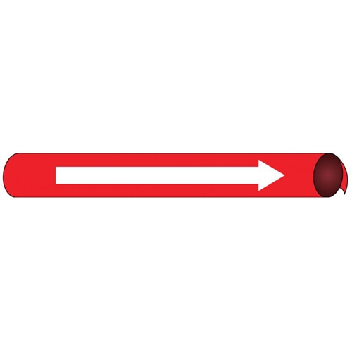 Direction Arrow Precoiled/Strap-On Pipe Marker (E4117)