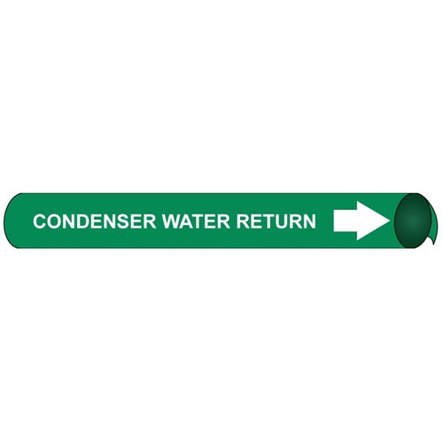 Condenser Water Return Precoiled/Strap-On Pipe Marker (F4029)