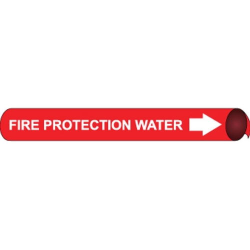 Exhaust Precoiled/Strap-On Pipe Marker (F4043)