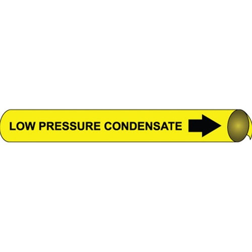 Low Pressure Condensate Precoiled/Strap-On Pipe Marker (F4068)