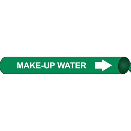 Make-Up Water Precoiled/Strap-On Pipe Marker (F4070)