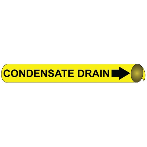 Condensate Drain Precoiled/Strap-On Pipe Marker (G4025)
